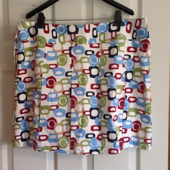 Liz Golf Sz 16 Skort Claiborne Retro 60's Athletic Pickleball Tennis Athleisure - Picture 4 of 7